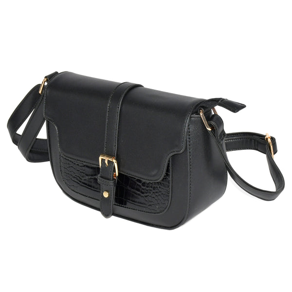 Ladies' Crossbody Bag with Buckle