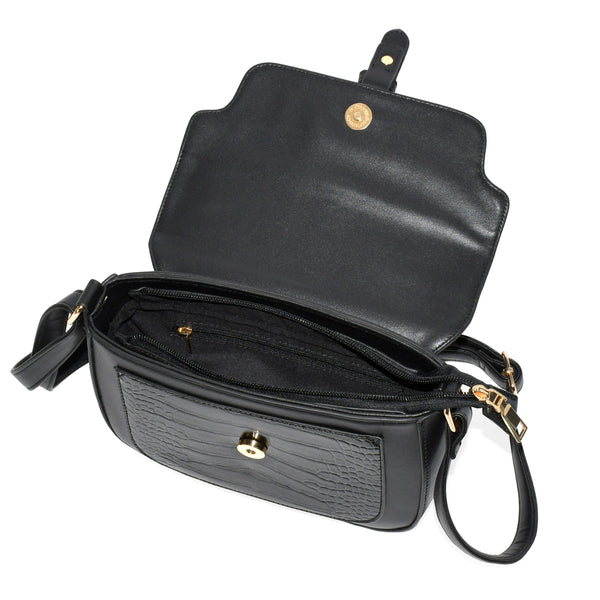 Ladies' Crossbody Bag with Buckle