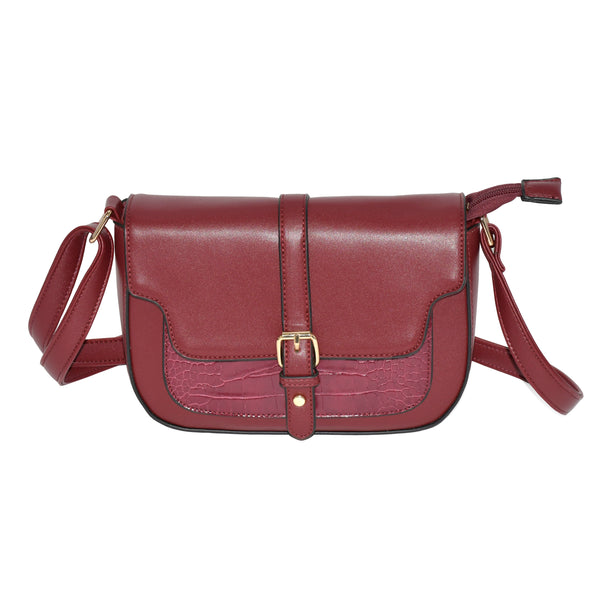 Ladies' Crossbody Bag with Buckle