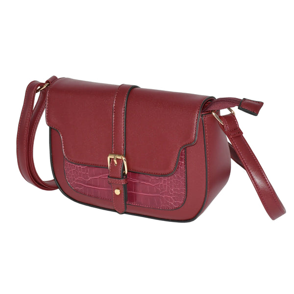 Ladies' Crossbody Bag with Buckle