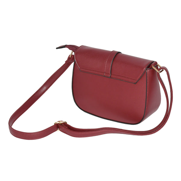 Ladies' Crossbody Bag with Buckle