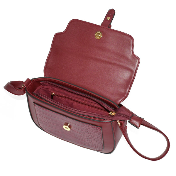 Ladies' Crossbody Bag with Buckle