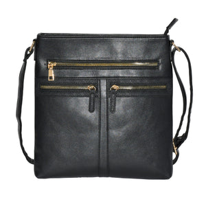 Ladies' Crossbody Bag with Zipper Design