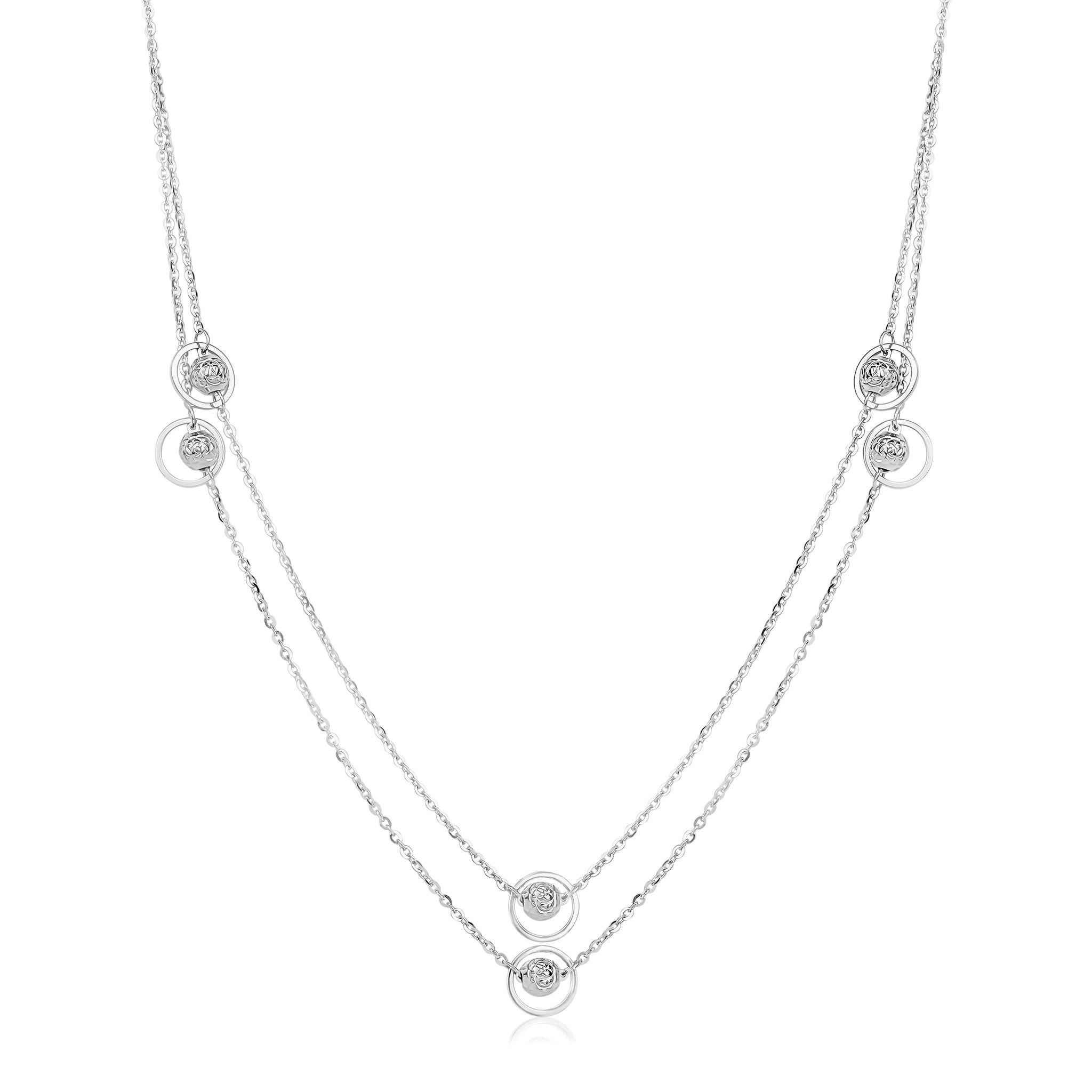 925 Sterling Silver Long Necklace