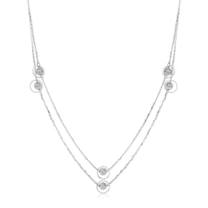 925 Sterling Silver Long Necklace