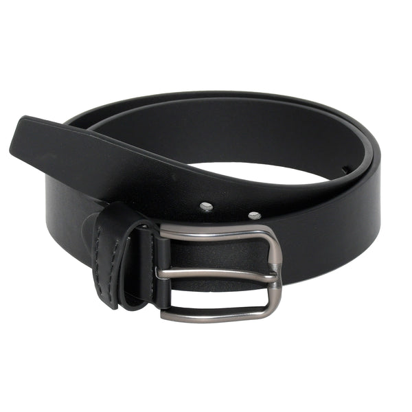 Men's Smooth Finish Belt with Antique Nickel Buckle