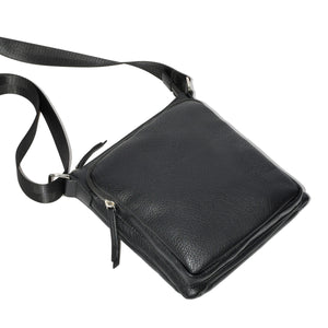 CROSSBODY BAG WITH FRONT ZIPPER POCKET