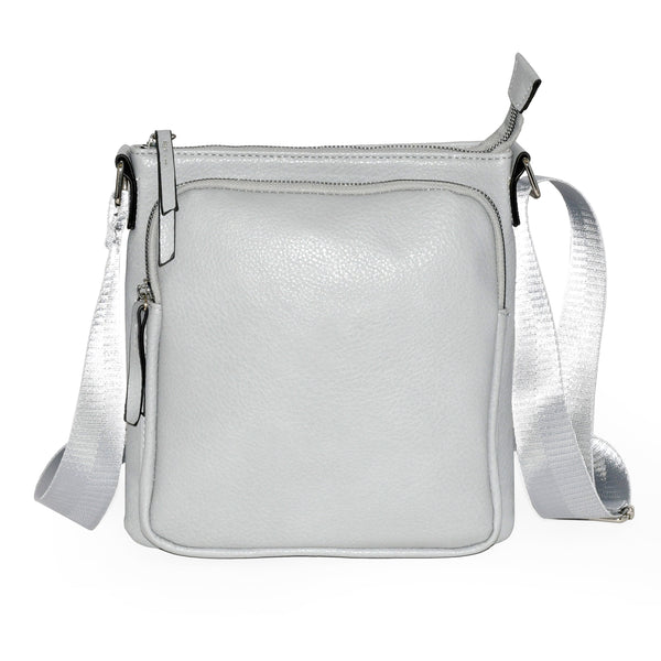 CROSSBODY BAG WITH FRONT ZIPPER POCKET