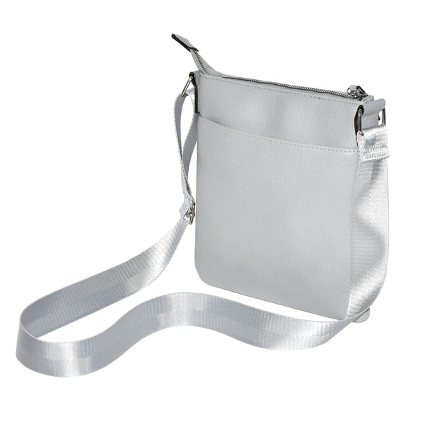 CROSSBODY BAG WITH FRONT ZIPPER POCKET