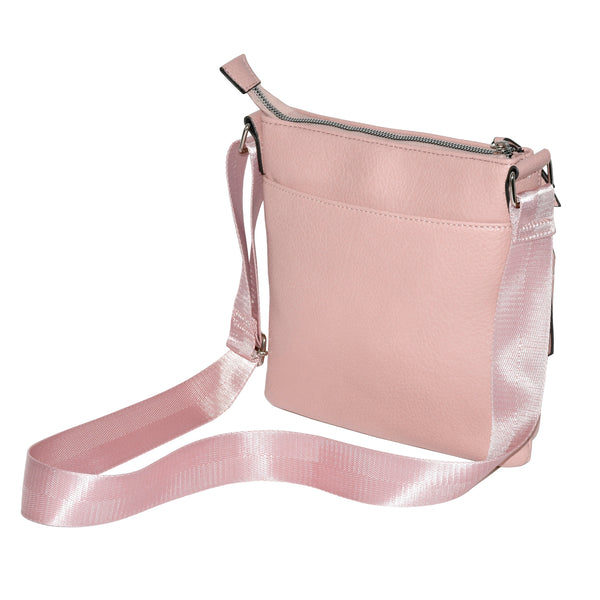 CROSSBODY BAG WITH FRONT ZIPPER POCKET