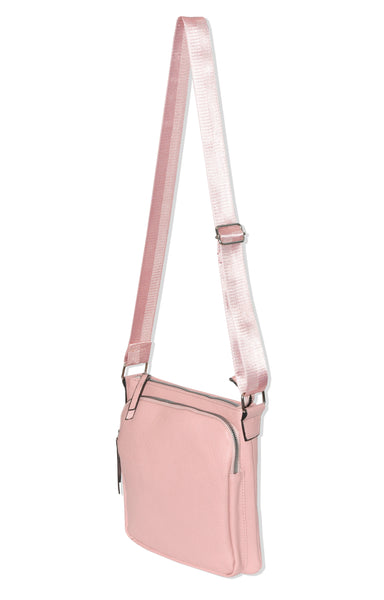 CROSSBODY BAG WITH FRONT ZIPPER POCKET