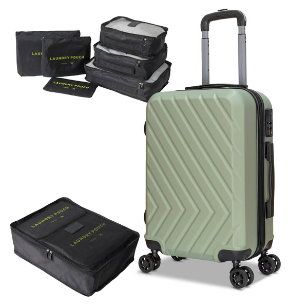 CARRY ON LUGGAGE WITH ORGANIZER (6PC)