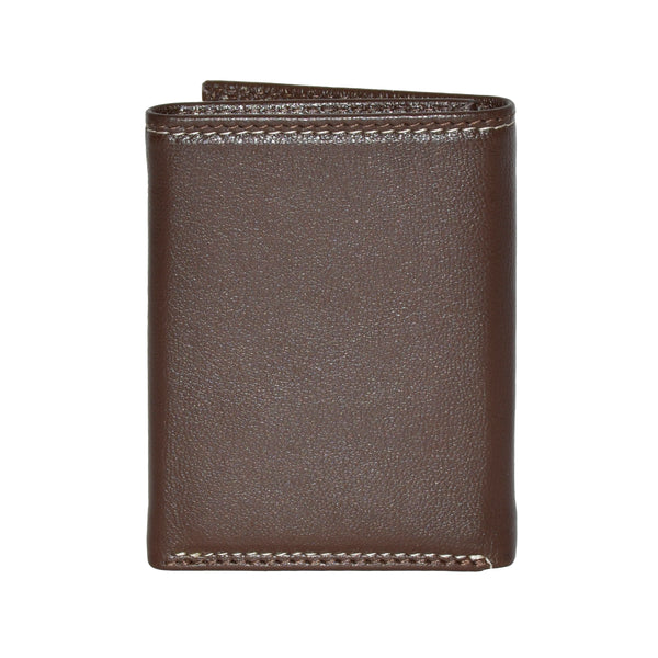 Men's Leather Trifold Wallet