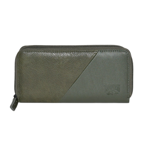 Slim Zipper Round Wallet