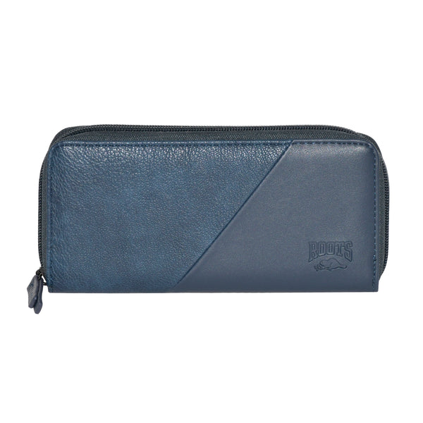 Slim Zipper Round Wallet