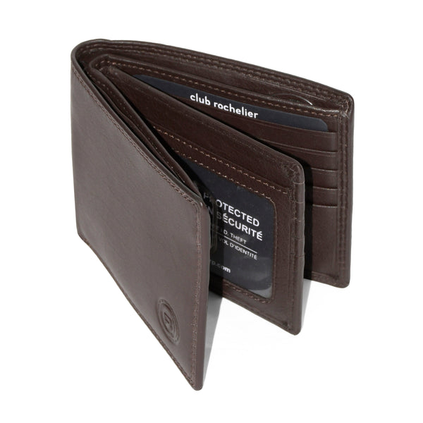 Men's Slimfold Wallet with Center Wing