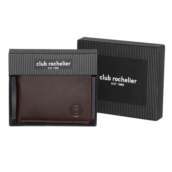 Men's Slimfold Wallet with Center Wing