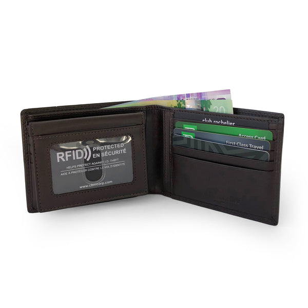 Men's Wallet with Removable Flap