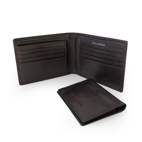 Men's Wallet with Removable Flap