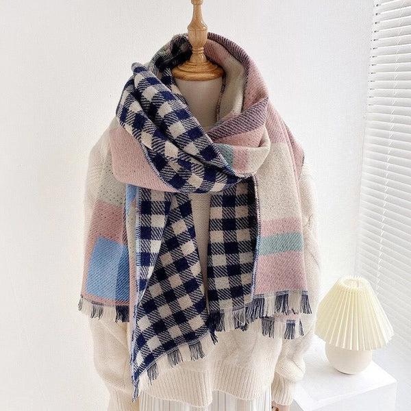 Plaid Reversible Scarf