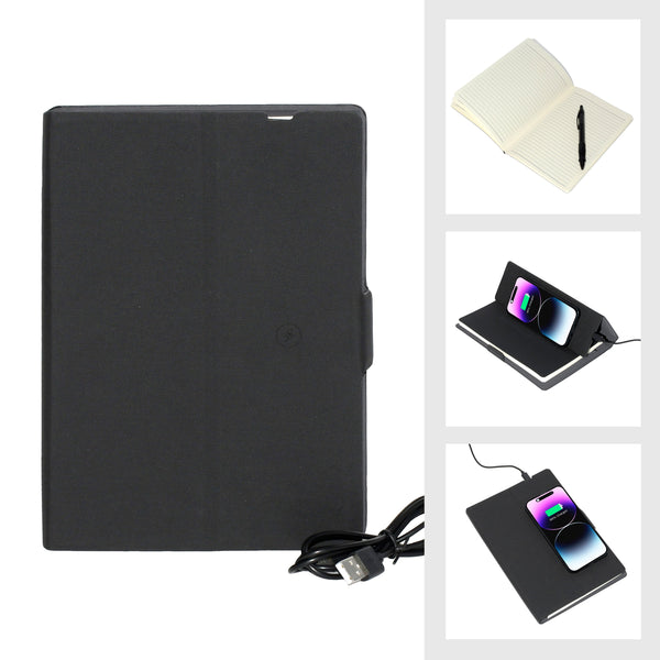 Notebook with Wireless Charge Phone Feature