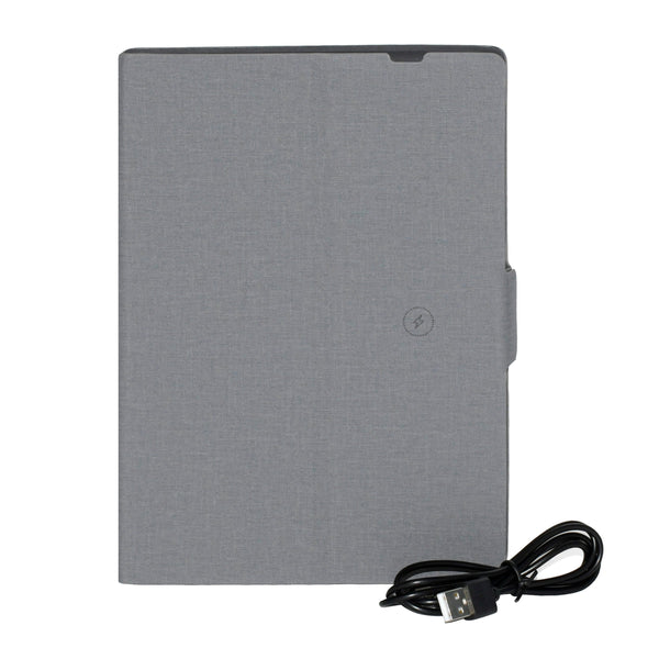 Notebook with Wireless Charge Phone Feature