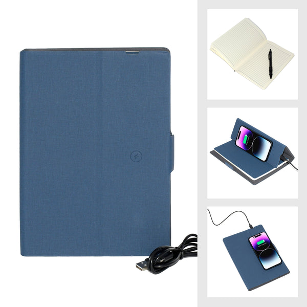 Notebook with Wireless Charge Phone Feature