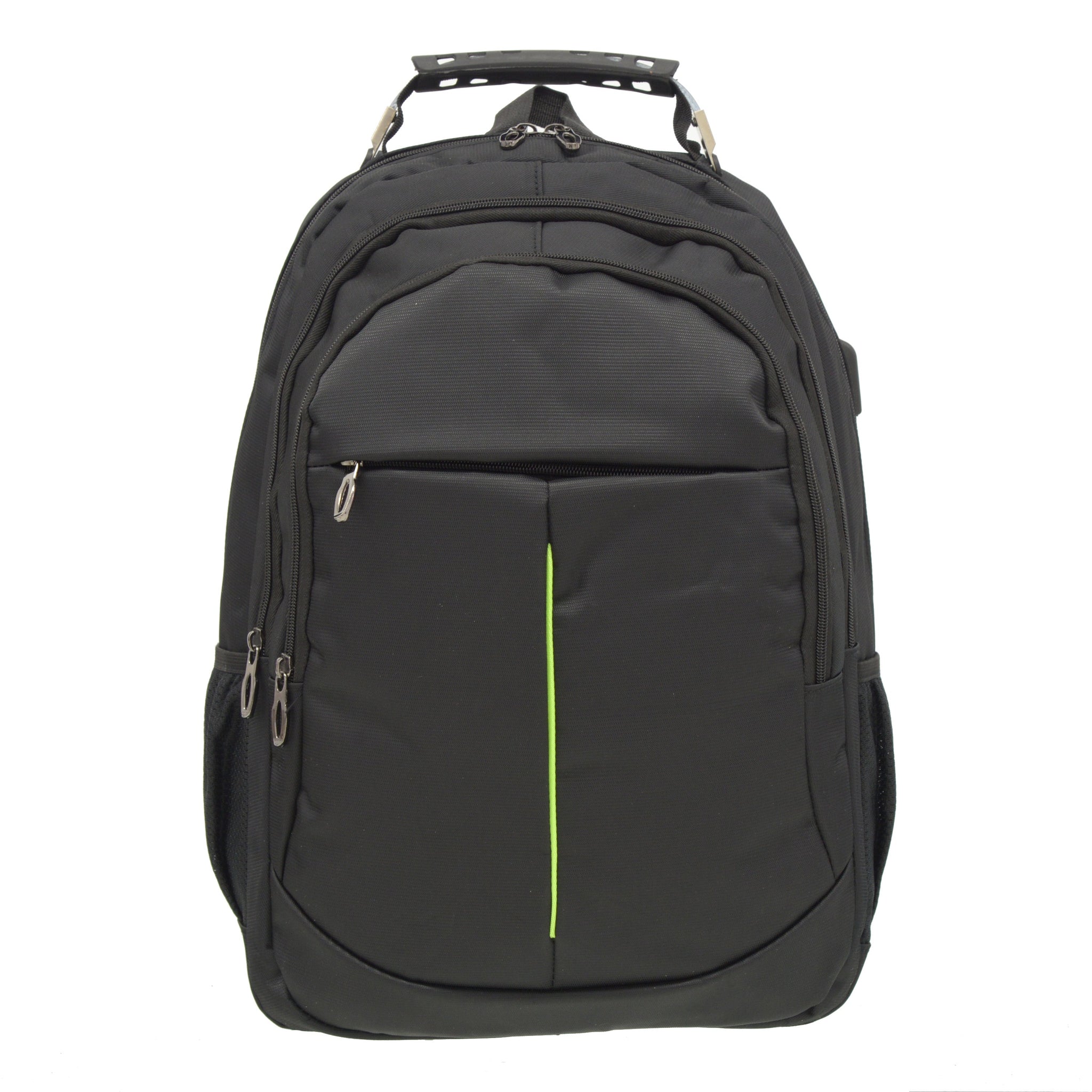 Oval Multi Pocket Backpack with USB