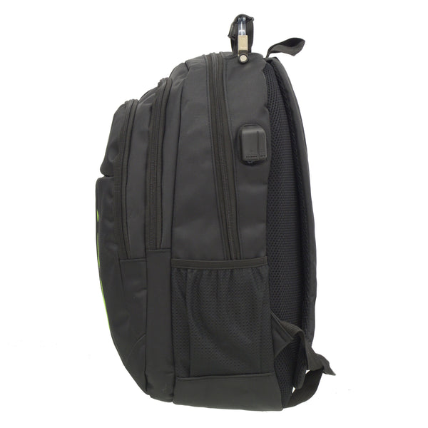 Oval Multi Pocket Backpack with USB