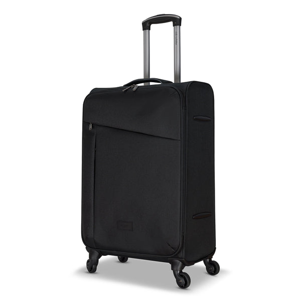 3 Piece Set Soft Side Luggage with Contrast Handles