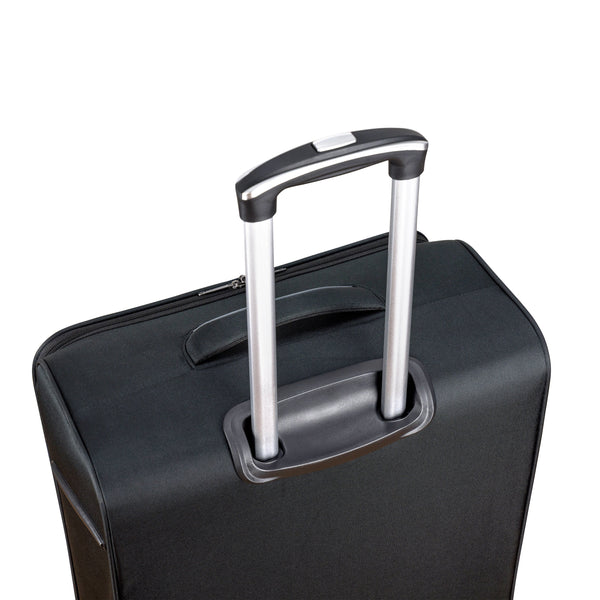 3 Piece Set Soft Side Luggage with Contrast Handles