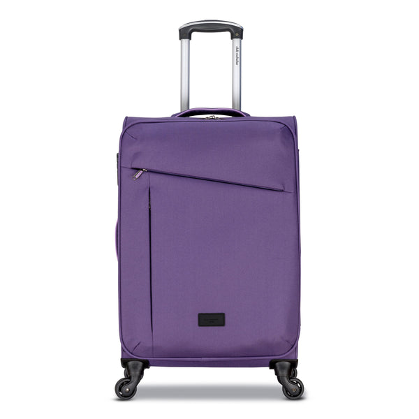 3 Piece Set Soft Side Luggage with Contrast Handles