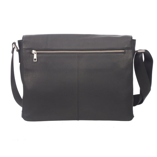 Messenger Flap Crossbody Leather Bag