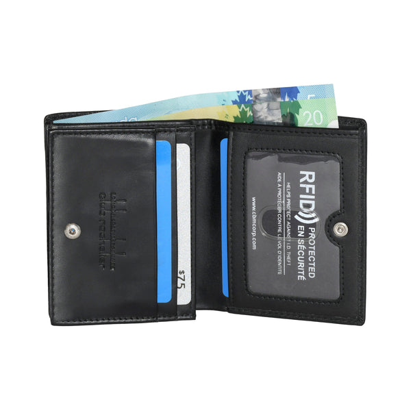 Porte-cartes Snap et portefeuille Billfold pour hommes