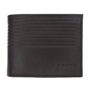Men's RFID Slim Billfold Wallet with Flip Out Passcase