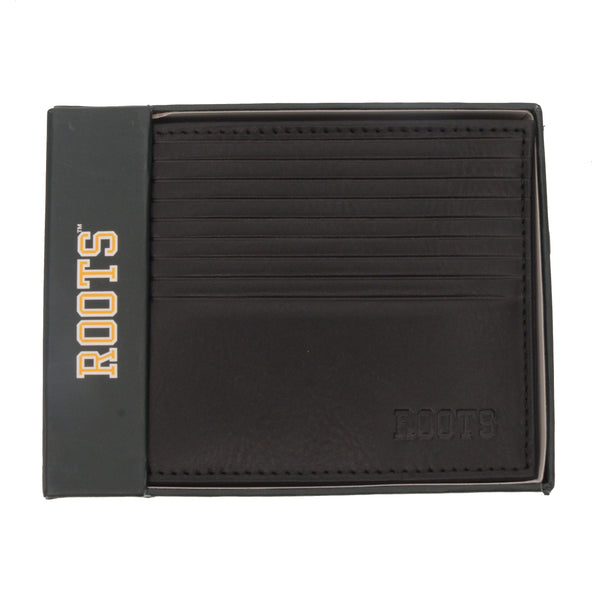 Men's RFID Slim Billfold Wallet with Flip Out Passcase