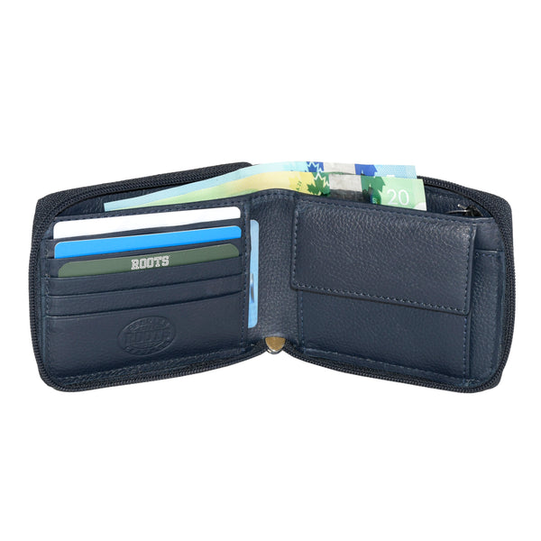 Men's Zip Around Coin Wallet