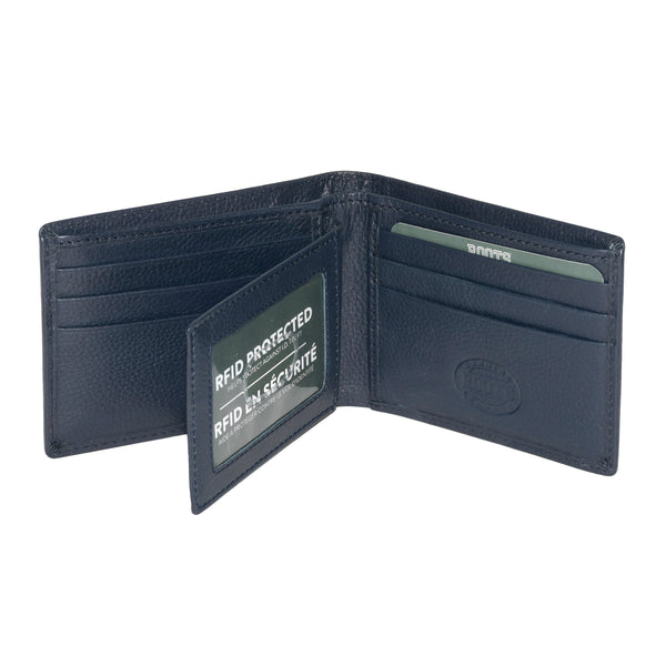 Men's Leather Slimfold RFID Wallet with Removable Passcase