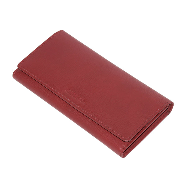 Ladies Large Clutch Wallet with Removable Checkbook