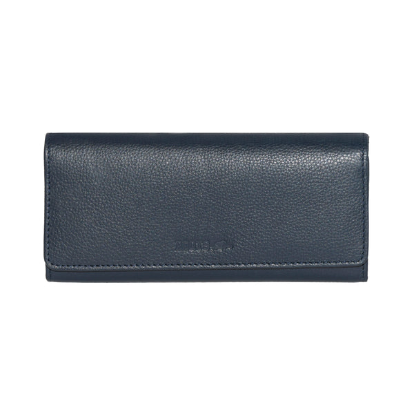 Ladies Leather Slim Clutch Wallet