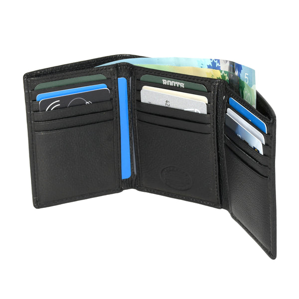 Men's Leather Trifold Wallet