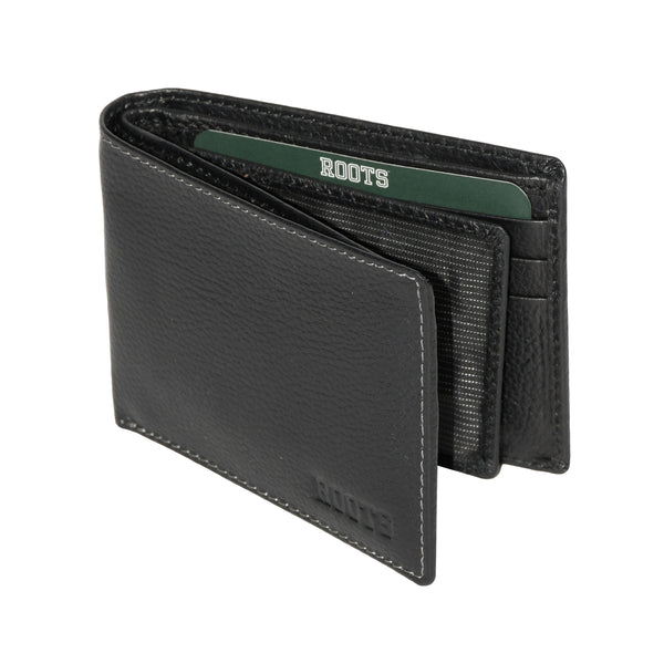 Men's Leather Slimfold Wallet with Removable Passcase