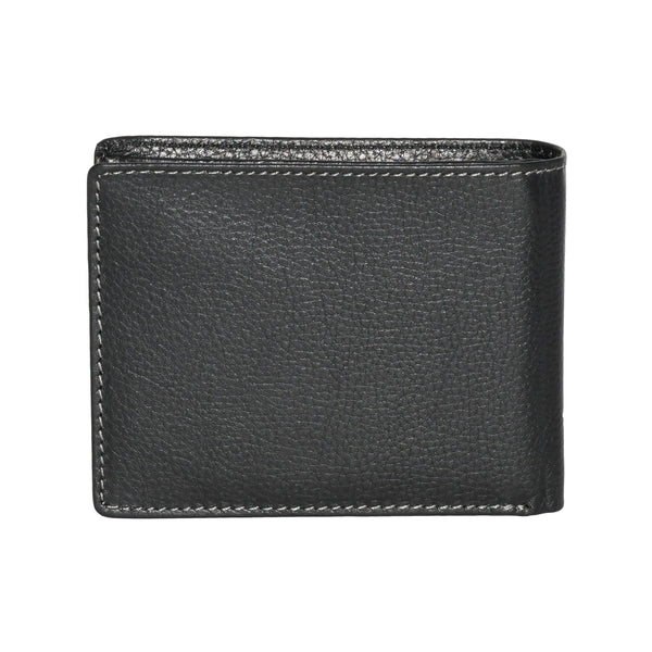 Men's Leather Slimfold Wallet with Removable Passcase