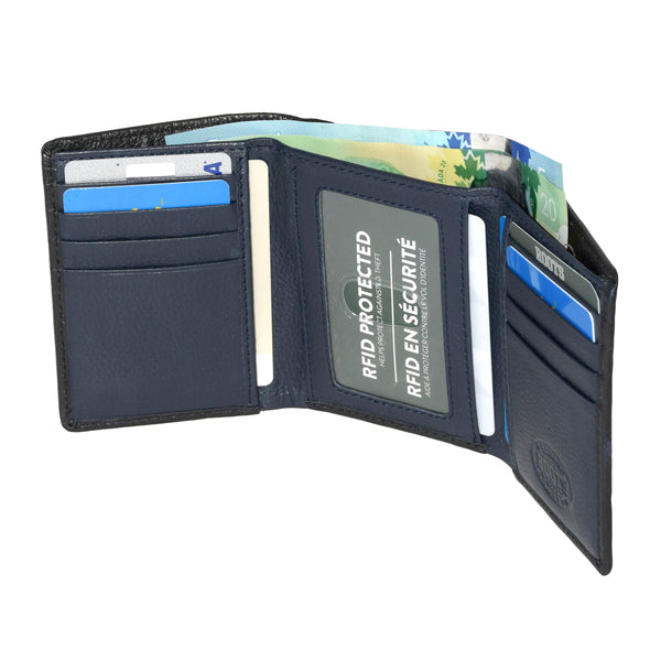 Men's Leather Trifold Wallet