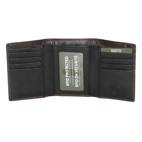 Men's Leather Trifold Wallet